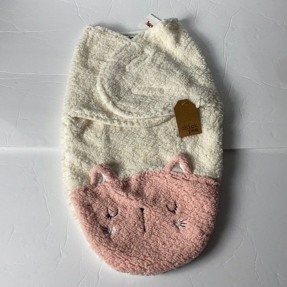 chick pea Other - NWT Chick Pea Cozy "CAT" Swaddle Blanket 3-6 Months